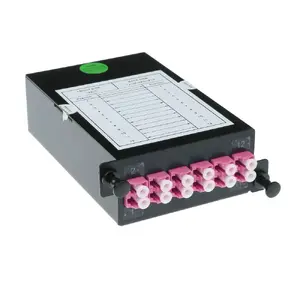 Кассета Fanout 12 волокон MTP®-MPO Low Loss OM4 ACT