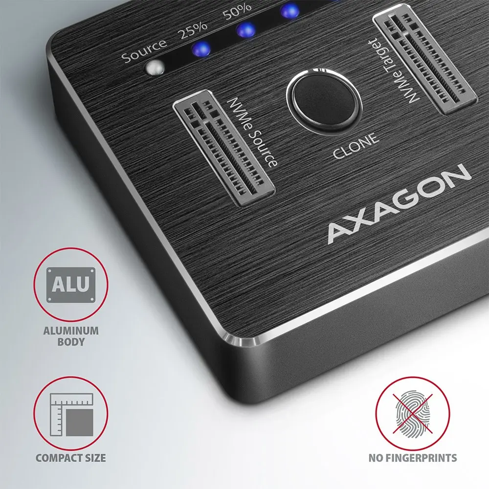 Storage Drive Docking Station Axagon ADSA-M2C Photo 8