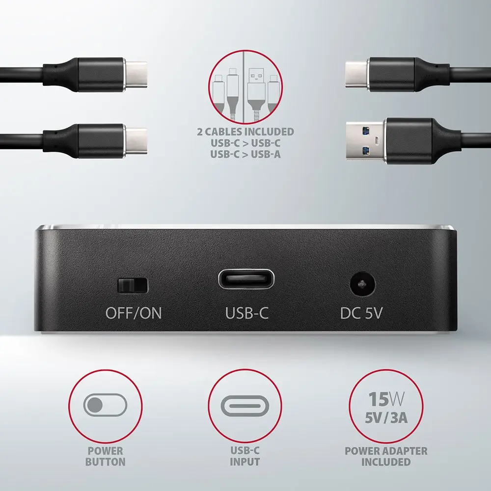 Storage Drive Docking Station Axagon ADSA-M2C Photo 12