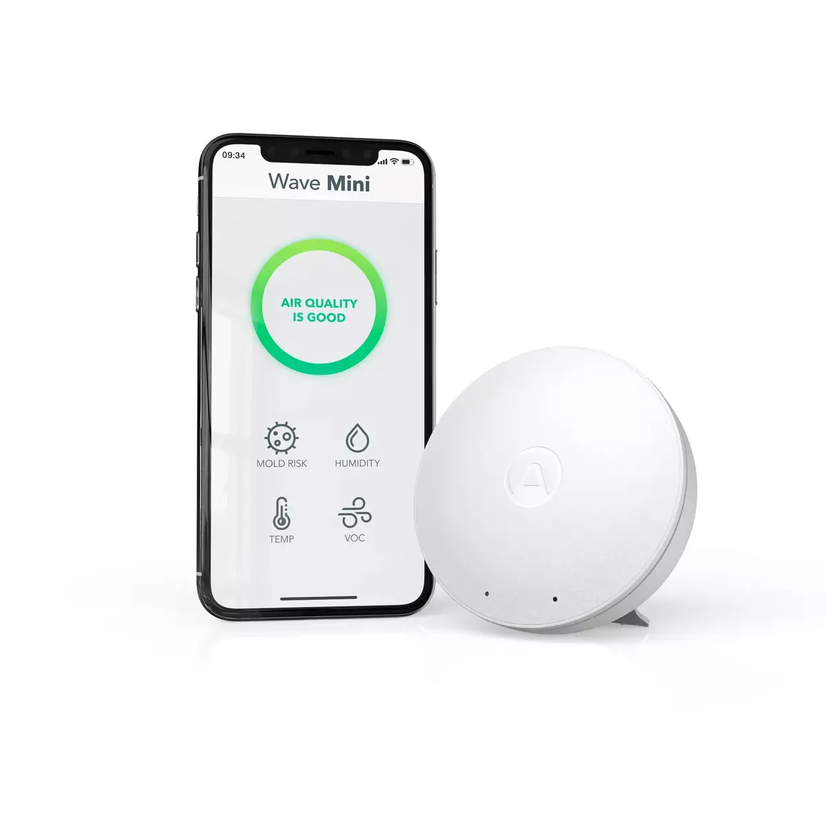 Air Quality Monitor Airthings Wave Mini Photo 3