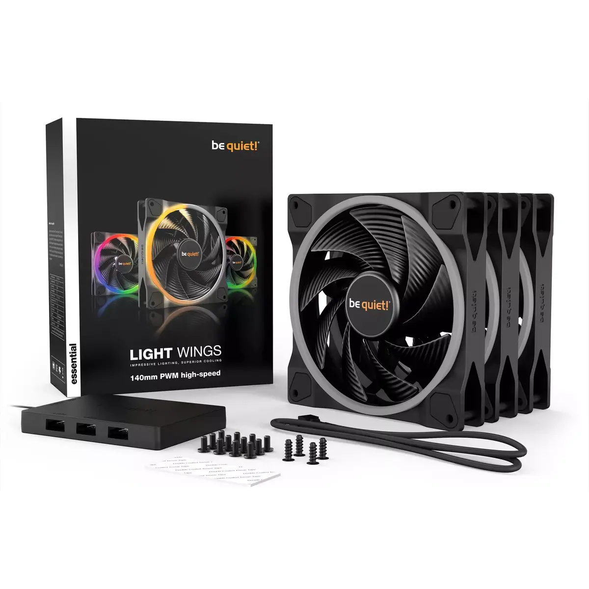 Ventilators be quiet! Light Wings 140mm ARGB PWM Photo 6