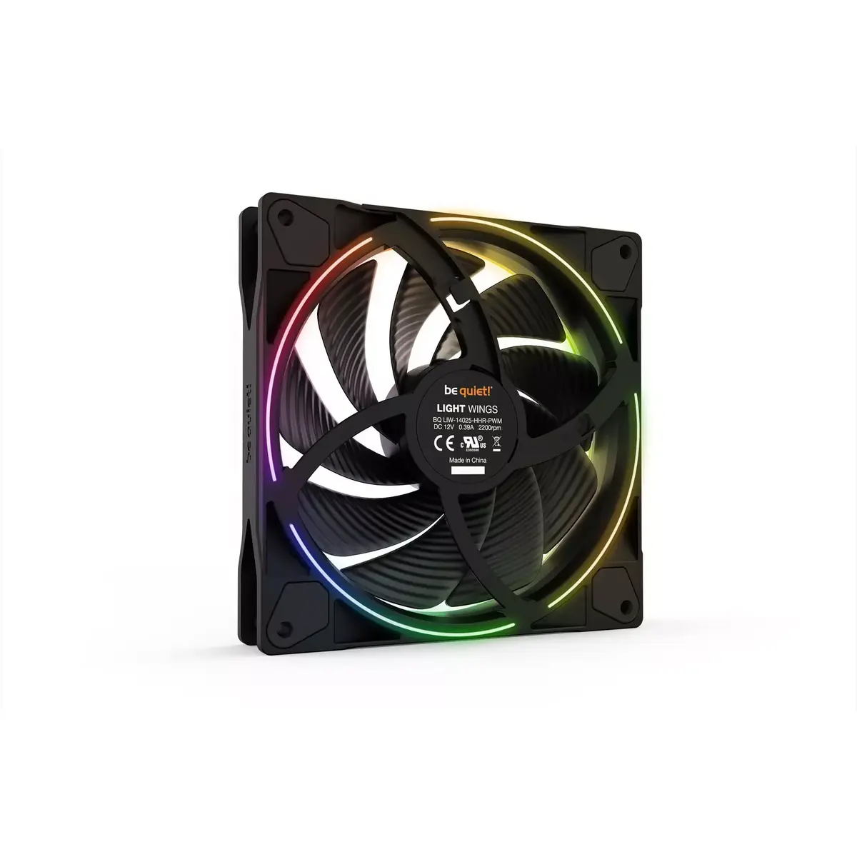Ventilators be quiet! Light Wings 140mm ARGB PWM High Speed Photo 4