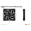Ventilators be quiet! Light Wings 140mm ARGB PWM High Speed Photo 7
