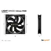 Ventilators be quiet! Light Wings 140mm ARGB PWM Fan Black Photo 7