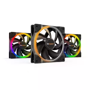 Ventilators be quiet! Light Wings 120mm ARGB PWM Fan Black 3 Pack