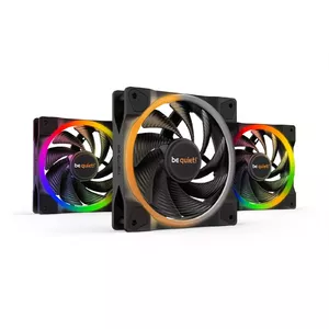 be quiet! Light Wings | 120mm PWM Triple Pack high-speed Datora korpusam Ventilators 12 cm Melns 3 pcs
