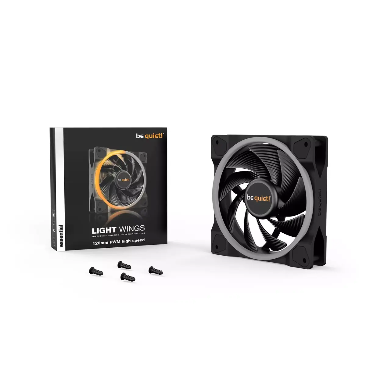 Ventilators be quiet! Light Wings 120mm ARGB PWM High Speed Photo 5