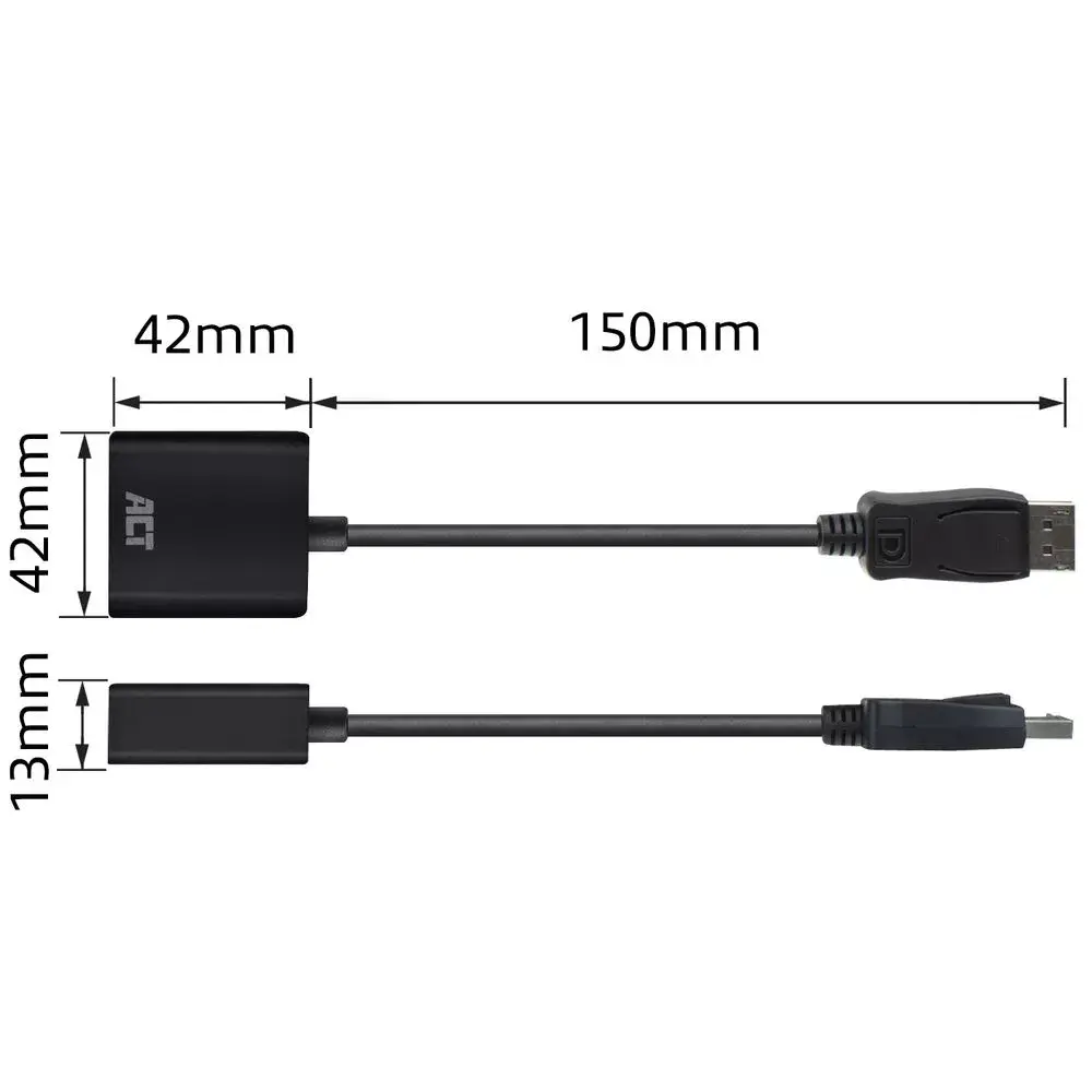 DisplayPort to VGA adapter ACT AC7515 Photo 3