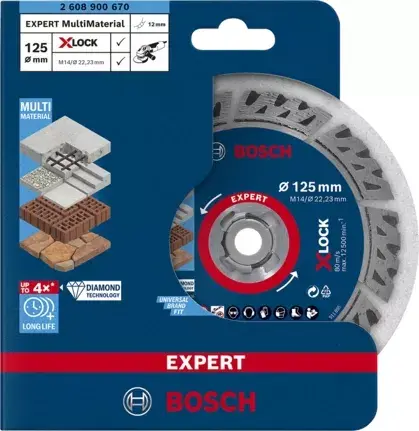 Режущий диск Bosch EXPERT MULTIMATERIAL X-LOCK Photo 2