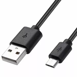 USB-A to Micro USB Cable Evelatus EUMUSBCBBLK 1 m Black