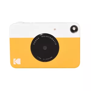 Моментальная камера Kodak Printomatic 50.8 x 76.2 мм — бело‑жёлтая, автофокус, встроенный Li‑Ion аккумулятор