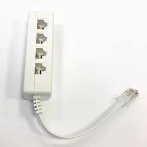 UTP Splitter DATACOM 4207 4×RJ45 CAT3 - passive line splitter for one UTP to four RJ45 ports