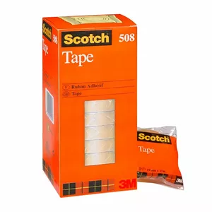 Līmlente SCOTCH 508, caurspīdīga, 19mm x 33m, 1 gb.