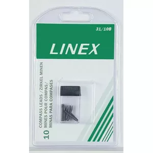Сменный грифель для механического карандаша Linex 31/10B — 10 грифелей в тубе, блистер