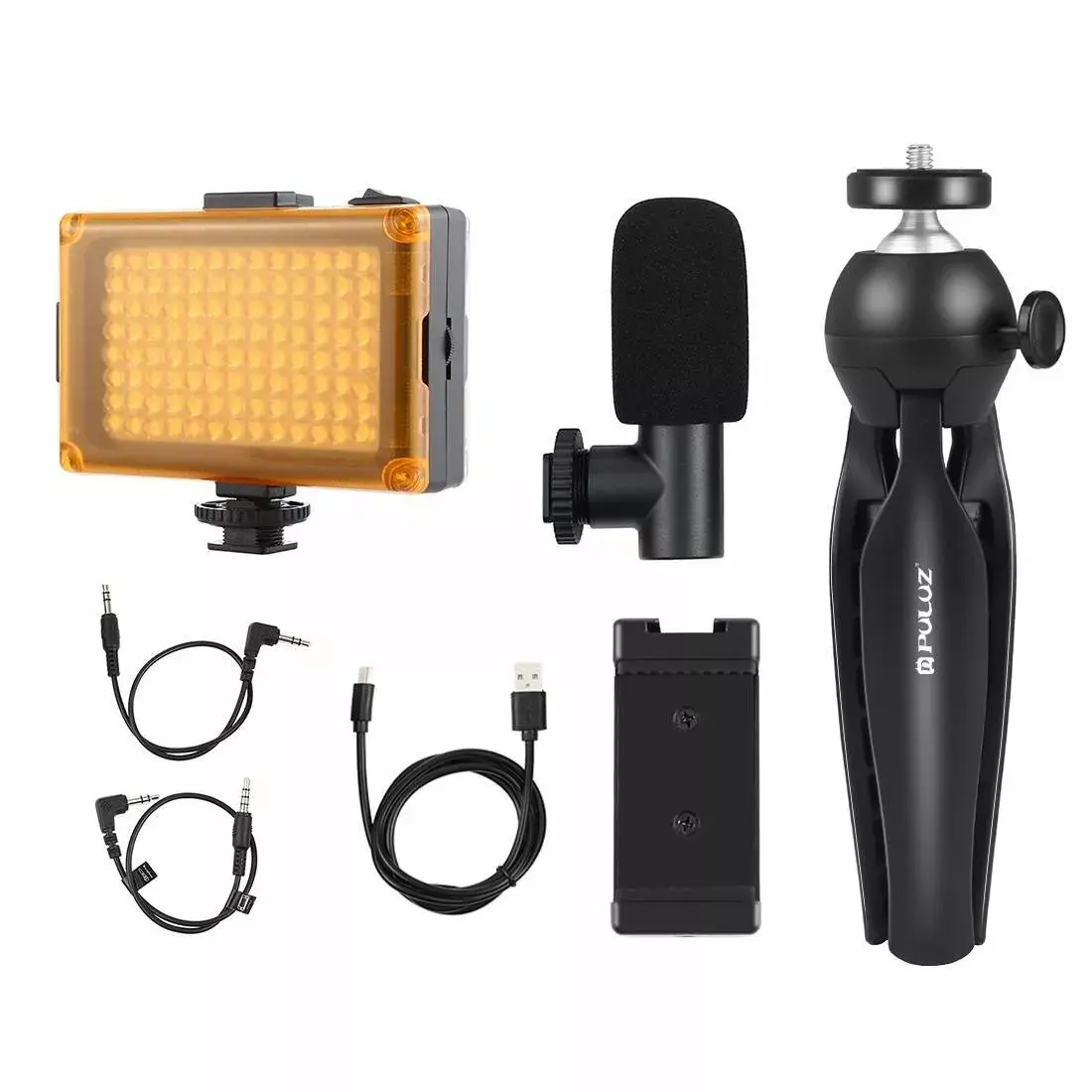 Puluz PKT3132B statīvs ar LED un mikrofonu Photo 2