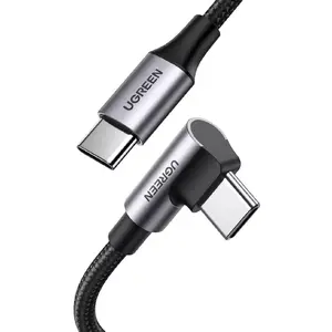 Кабель Ugreen 70643 USB 2.0 1 м USB C Черный Серый