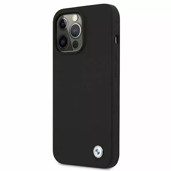 Ādas aizmugures maciņš BMW priekš iPhone 13 Pro BMHCP13LSILBK Photo 2