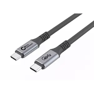 USB Cable Microconnect USB4CC1 1.2m USB4 Gen 3x2 Black