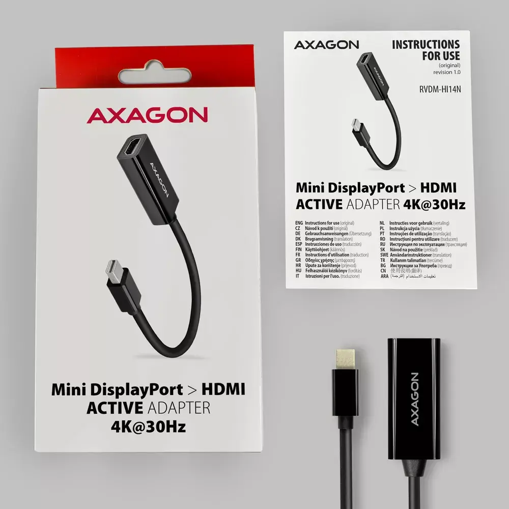 Адаптер видеокабеля Axagon RVDM-HI14N Photo 6