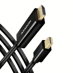 Axagon RVDM-HI14C2 Mini DisplayPort to HDMI Adapter Cable 4K 30Hz 1.8m