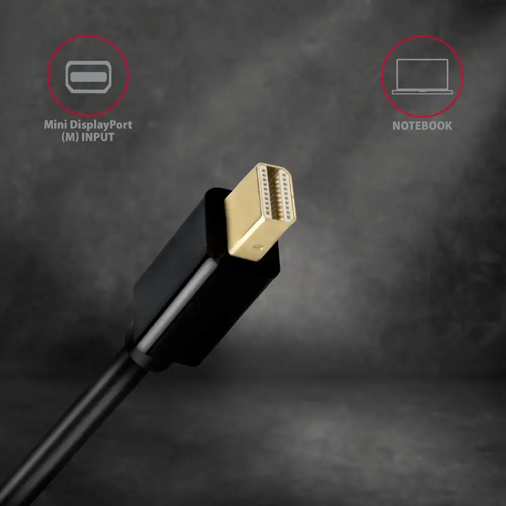 Axagon RVDM-HI14C2 Mini DisplayPort на HDMI адаптер Photo 4