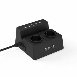 USB-хаб ORICO 5 USB-портов 2.4A суммарно 2500W черный