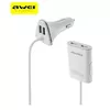 Awei C-400 auto adapteris 4x USB 9,6A Photo 7