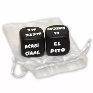 Набор эротических игровых кубиков diablo picante D-230262 — 2 кубика с изображениями частей тела