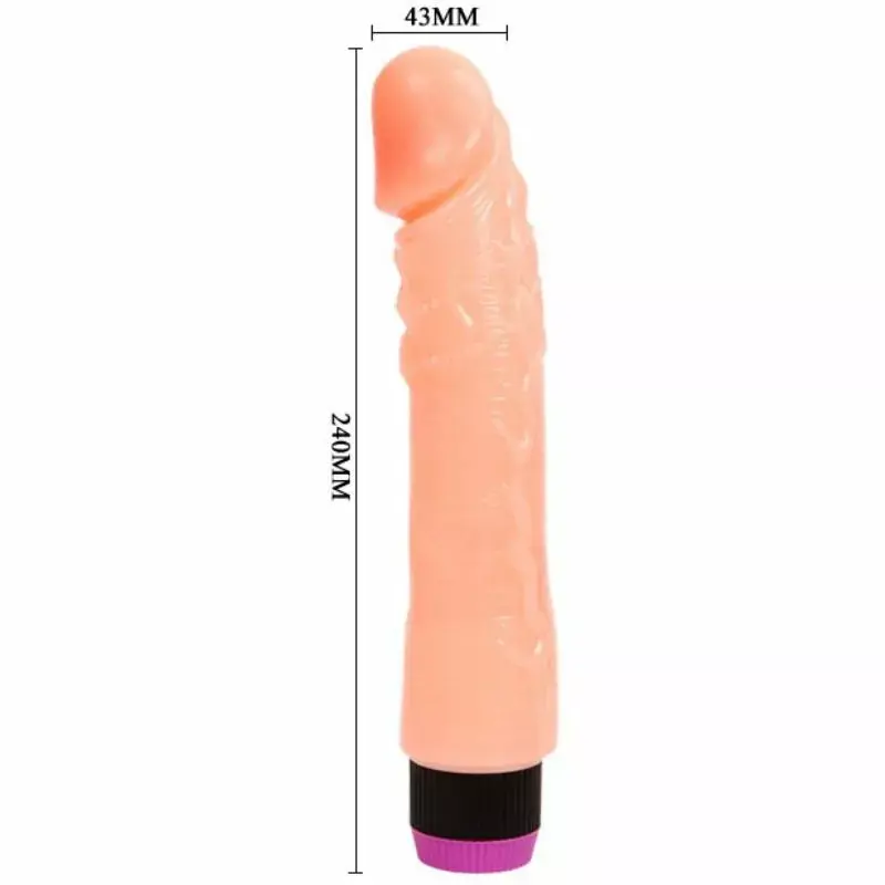 Vibrators BAILE Natural Flexible Realistic 24 cm Photo 5