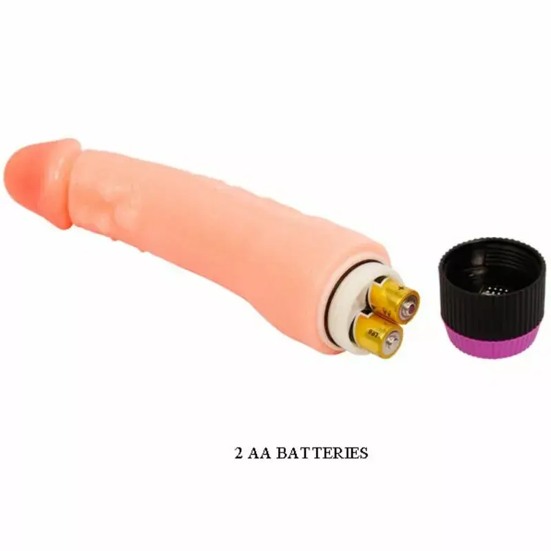 Vibrators BAILE Natural Flexible Realistic 24 cm Photo 8