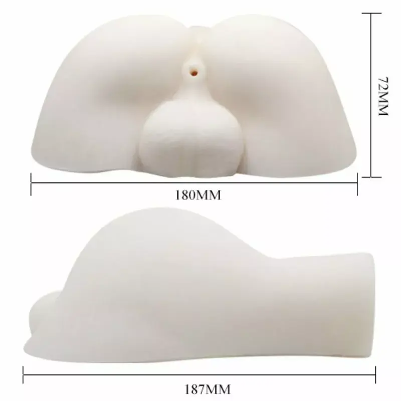 Masturbator BAILE Silicone Black with Vibrator Photo 4