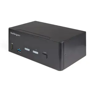 2-Port Dual Monitor HDMI KVM Switch StarTech SV231DHU34K6 — 4K@60Hz, HDMI 2.0, USB 3.0 Hub, 4x USB 2.0, Audio
