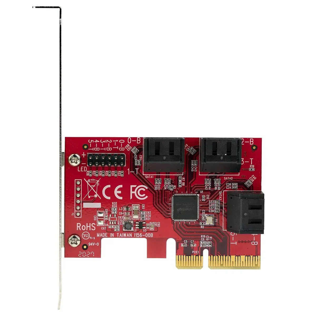 SATA PCIe карта StarTech.com 6 портов PCIe SATA расширительная карта Photo 7