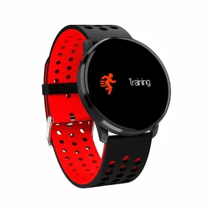 iWear M9 Round Smart & Fit Watch with Full Touch 1.3'' IPS Media control / HR / Blood pressure / Social Black-Red