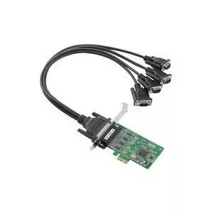 Serial adapter MOXA CP-104EL PCIe low profile, 4× RS-232 ports