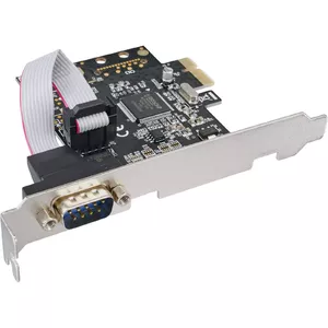 InLine Interface Card 1 Port Serial 9 Pin PCIe, InLine, 76618D