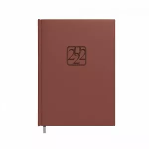 Planning notebook Buroodisain 241728-005 A5 brown — planner notebook, A5 size, brown cover