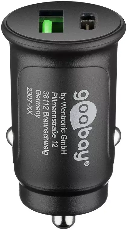 Lādētājs Goobay Dual-USB Auto Fast Charger USB-C PD 30 W Photo 3