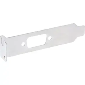 Low Profile Slot Bracket InLine 33208D with hole for DB9 connector