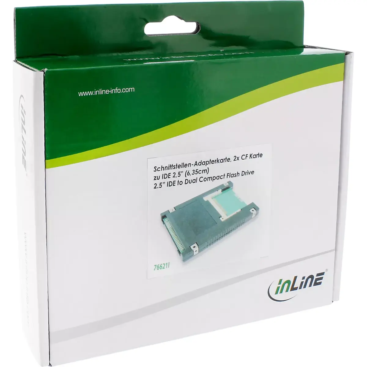 IDE Adapter InLine 2.5" Drive to 2x Compact Flash Photo 3