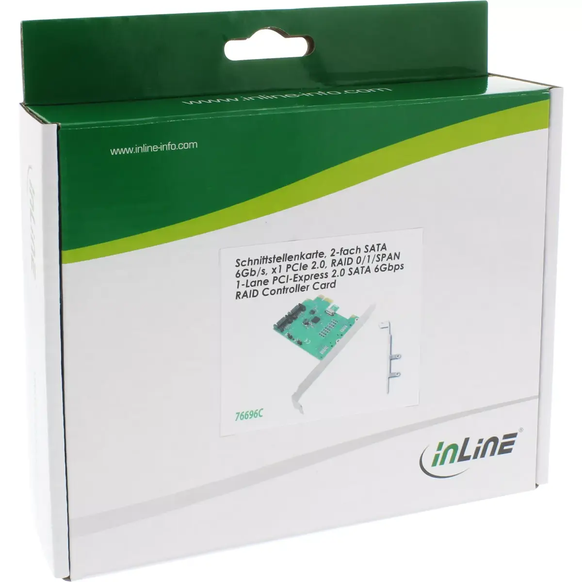 InLine interfeisa karte 2 porta SATA 6Gb/s x1 PCIe 2.0 Photo 3