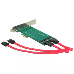 Adapter DeLOCK 2x 67-pin M.2 key B - 2x SATA 7-pin