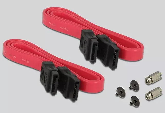 Adapteris DeLOCK 2x 67-pin M.2 key B - 2x SATA 7-pin Photo 4