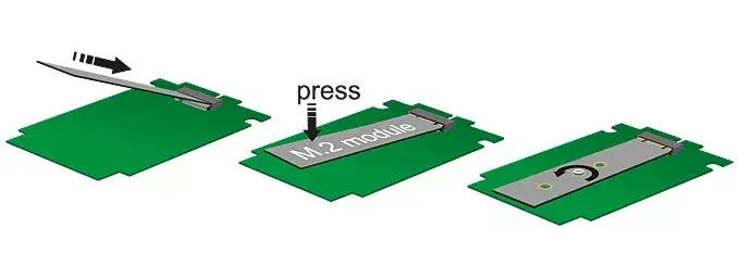 Adapteris DeLOCK 2x 67-pin M.2 key B - 2x SATA 7-pin Photo 6