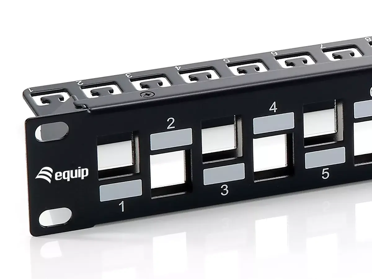 Pārejas panelis Equip 24-Port Keystone Cat.6A Shielded Photo 2