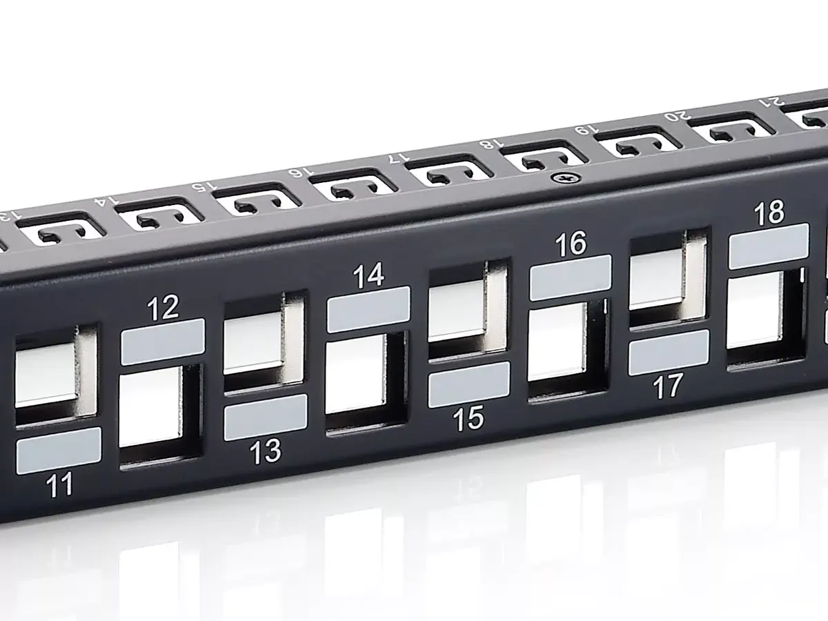 Pārejas panelis Equip 24-Port Keystone Cat.6A Shielded Photo 4