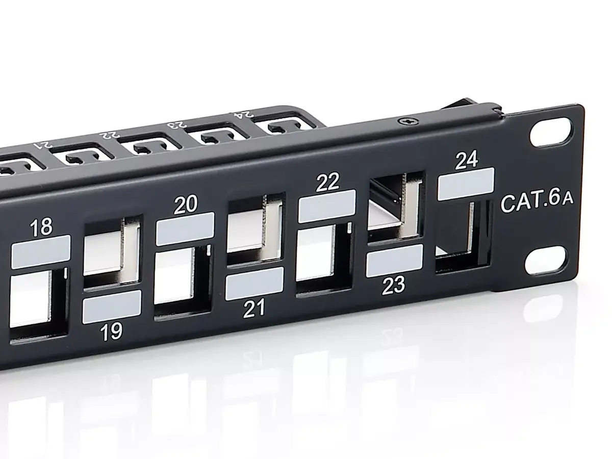 Pārejas panelis Equip 24-Port Keystone Cat.6A Shielded Photo 5