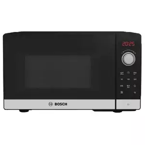 Bosch Serie 2 FFL023MS2 microwave Countertop Solo microwave 20 L 800 W Black, Stainless steel