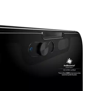 Защитное стекло PanzerGlass CamSlider Privacy для Apple iPhone 13 Mini — закалённое стекло, защита приватности, антибактериальное, стойкость к царапинам и ударам