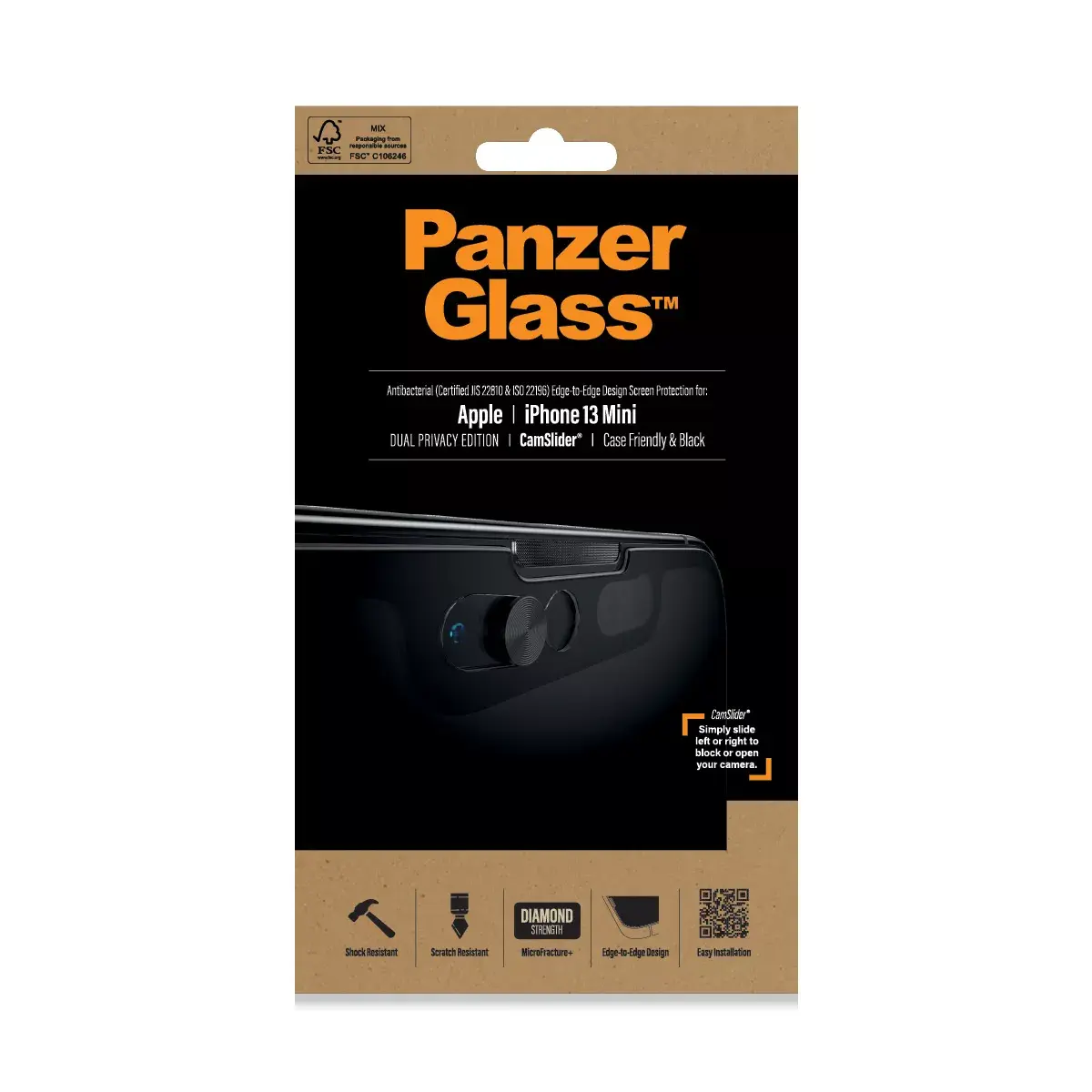 PanzerGlass CamSlider Privacy priekš iPhone 13 Mini Photo 2